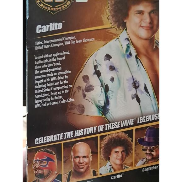 WWE Carlito Elite Collection Legends 6" Action Figure Series 26 - Picture 2 of 6